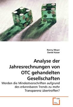 portada Analyse der Jahresrechnungen von OTC gehandelten Gesellschaften