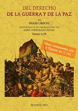 portada Del Derecho de la Guerra y de la paz (in Spanish)