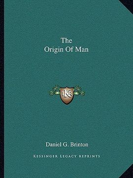 portada the origin of man (in English)