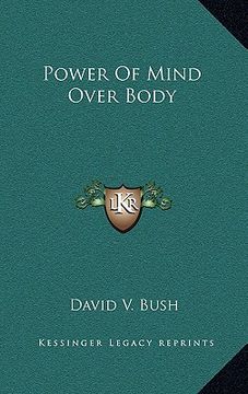 portada power of mind over body (en Inglés)