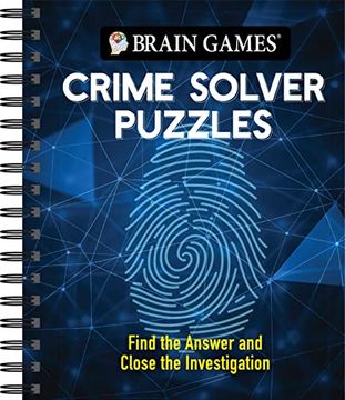 portada Brain Games - Crime Solver Puzzles: Quick-Witted Detective Challenges (en Inglés)