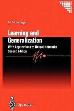 portada learning and generalization: with applications to neural networks (en Inglés)