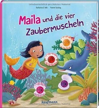 portada Maila und die Vier Zaubermuscheln: Bilderbuch (Bilderbuch mit Integriertem Extra: Kinderbücher ab 3 Jahre) (in German)