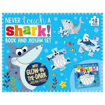 portada Never Touch a Shark Book and Jigsaw Boxset (en Inglés)