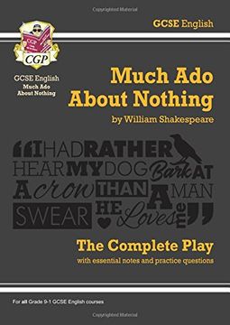 portada Grade 9-1 Gcse English Much ado About Nothing - the Complete Play (en Inglés)