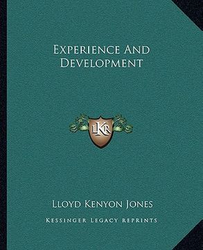 portada experience and development (en Inglés)