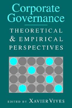 portada Corporate Governance: Theoretical and Empirical Perspectives (in English)