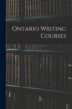 portada Ontario Writing Courses