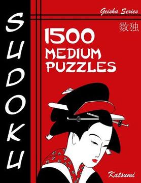 portada Sudoku 1500 Medium Puzzles: Geisha Series Book (en Inglés)