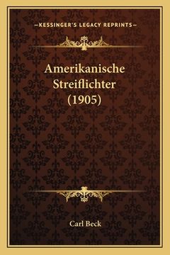 portada Amerikanische Streiflichter (1905) (in German)