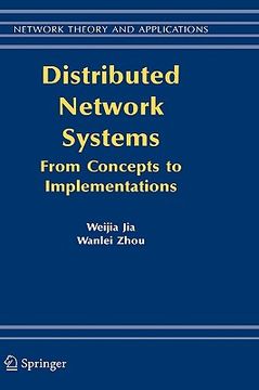 portada distributed network systems: from concepts to implementations (en Inglés)
