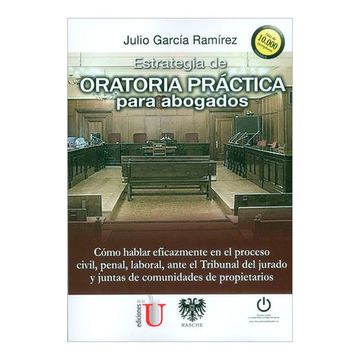 portada Estrategia de Oratoria Práctica Para Abogados (in Spanish)