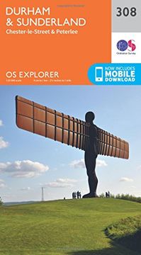 portada Durham and Sunderland 1 : 25 000 (OS Explorer Active Map)