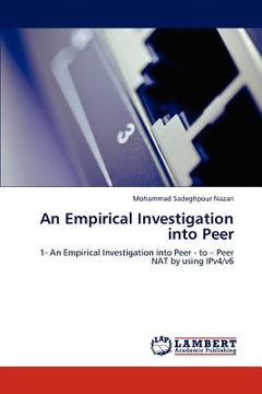 portada an empirical investigation into peer (en Inglés)