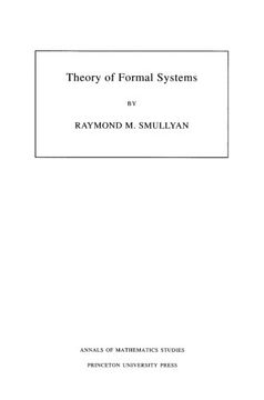 portada Theory of Formal Systems. (Am-47) (en Inglés)