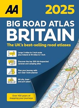 portada Big Road Atlas Britain 2025 Paperback