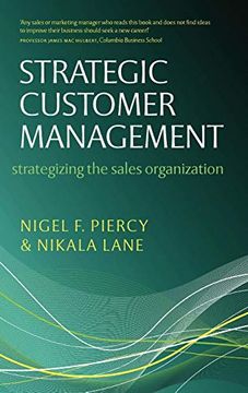 portada Strategic Customer Management: Strategizing the Sales Organization (en Inglés)