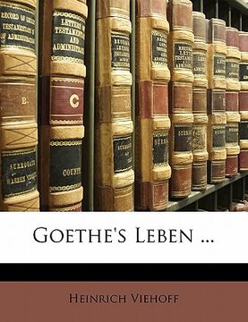 portada Goethe's Leben ... (en Alemán)