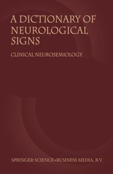 portada a dictionary of neurological signs: clinical neurosemiology (en Inglés)