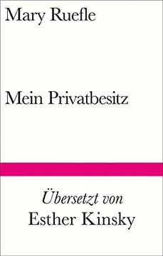 portada Mein Privatbesitz (Bibliothek Suhrkamp) (en Alemán)