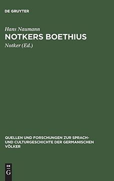 portada Notkers Boethius (en Alemán)