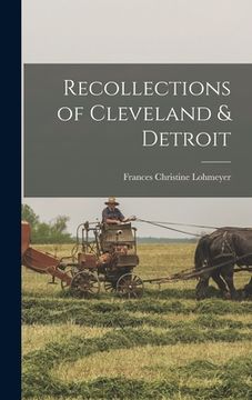 portada Recollections of Cleveland & Detroit