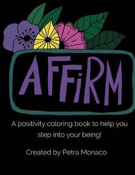 portada Affirm Yourself Coloring Book: Coloring Book with Affirmations (en Inglés)