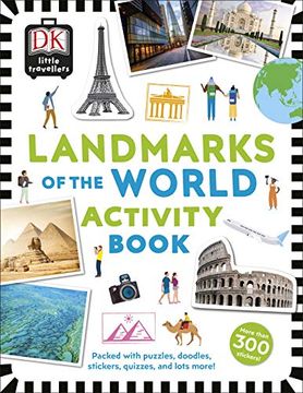 portada Little Travellers Landmarks of the World: Packed With Puzzles, Doodles, Stickers, Quizzes, and Lots More (Activity Books) (in English)