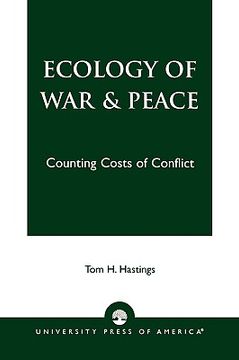 portada ecology of war & peace: counting costs of conflict (en Inglés)
