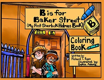 portada B is for Baker Street - my First Sherlock Holmes Coloring Book (en Inglés)