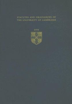 portada statutes and ordinances of the university of cambridge