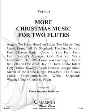 portada More Christmas Music for Two Flutes (en Inglés)