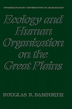 portada ecology and human organization on the great plains (en Inglés)