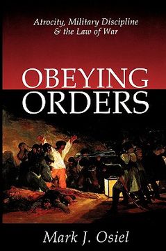 portada obeying orders (in English)