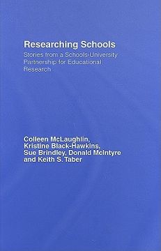 portada researching schools: stories from a schools-university partnership for educational research (en Inglés)