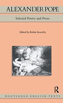 portada Alexander Pope: Selected Poetry and Prose (en Inglés)