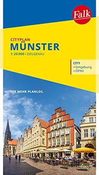 portada Falk Cityplan Münster 1: 20 000 (en Alemán)