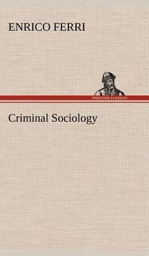 portada criminal sociology (en Inglés)