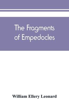 portada The fragments of Empedocles (in English)