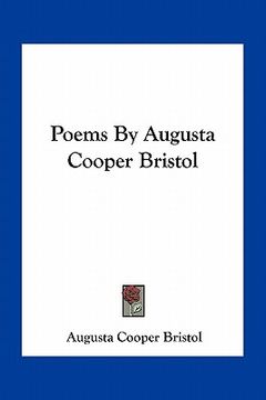 portada poems by augusta cooper bristol (in English)
