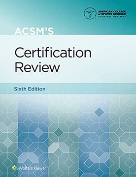 portada Acsm's Certification Review (en Inglés)