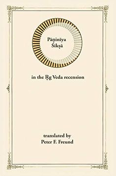 portada Paniniya Shiksha: In the rig Veda Recension (en Inglés)
