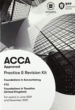 portada Fia Foundations in Taxation ftx Fa2020: Practice and Revision kit (Practice & Revision Kit) (en Inglés)