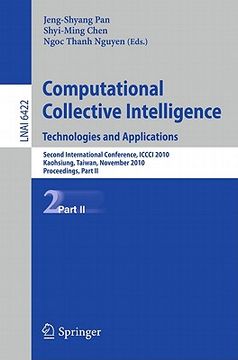 portada computational collective intelligence: technologies and applications: second international conference, iccci 2010, kaohsiung, taiwan, november 10-12, (en Inglés)