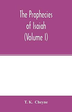 portada The Prophecies of Isaiah (Volume i) (en Inglés)