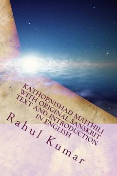 portada Kathopnishad Maithili with Original Sanskrit Text and Introduction in English: A Dialog with Death (en Hindi)