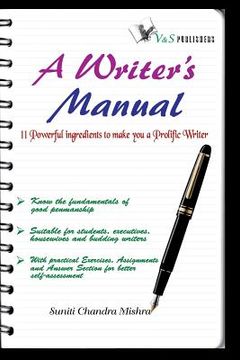 portada A Writer'S Manual (en Inglés)