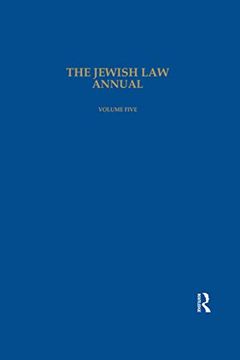 portada The Jewish law Annual Volume 5 (en Inglés)