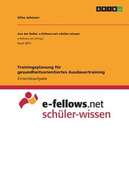 portada Trainingsplanung für gesundheitsorientiertes Ausdauertraining (in German)