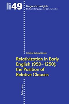 portada Relativization in Early English (950-1250): The Position of Relative Clauses (en Inglés)
